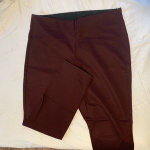 Old Navy Brown Tupelo Mid Rise Skinny Cropped Wow Pants